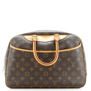 Louis Vuitton Deauville Handbag Canvas #218658L10B